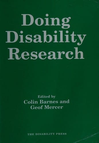 Doing disability research