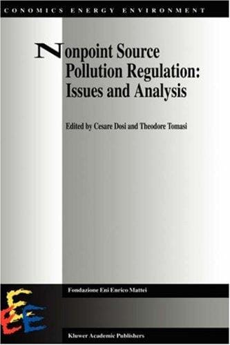 Nonpoint source pollution regulation