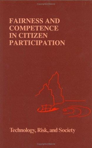 Fairness and competence in citizen participation