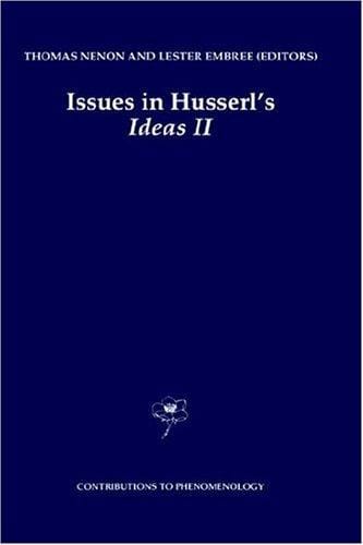 Issues in Husserl's ideas II