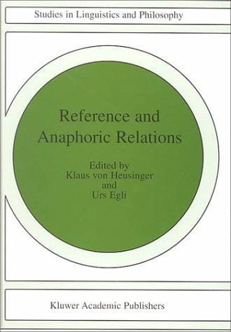 Reference and anaphoric relations