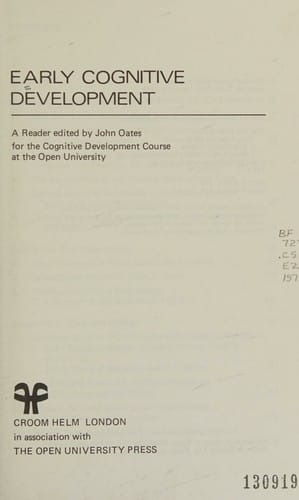 Early cognitive development