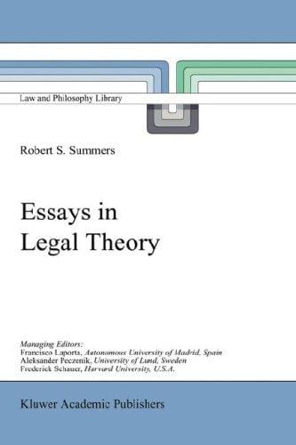 Essays in legal theory