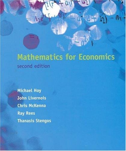 Mathematics for economics