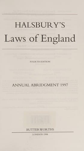 The Laws of England