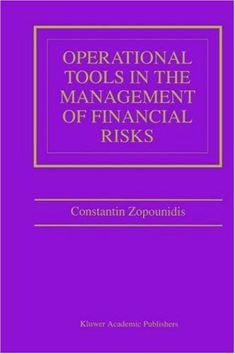 Operational tools in the management of financial risks
