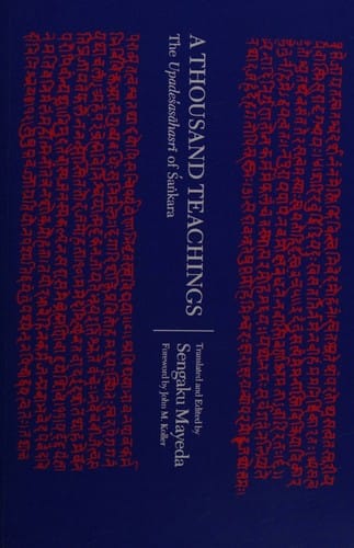 The thousand teachings (upadesa sāhasrī) of Srī Sa°m̤karācārya