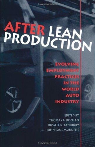 After lean production