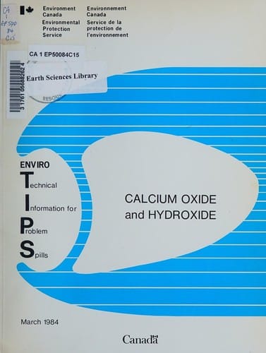 Calcium oxide and hydroxide
