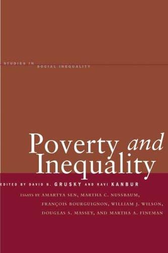 Poverty and inequality