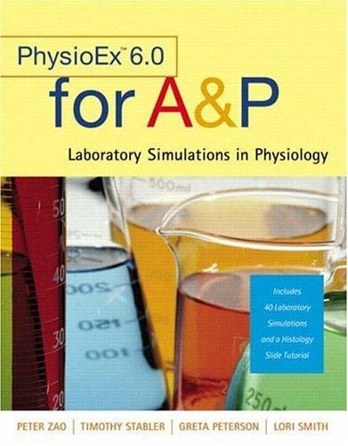 PhysioEx(TM) 6.0 for A&P