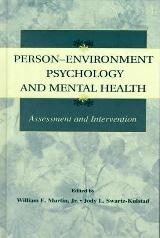 Person-environment psychology and mental health