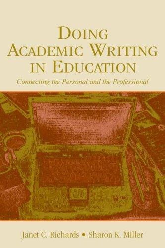 Doing academic writing in education