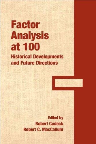 Factor analysis at 100