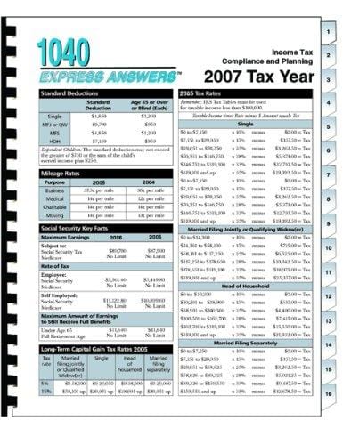 1040 Express Answers (2007) (Express Answers)