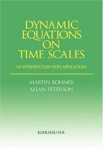 Dynamic equations on time scales
