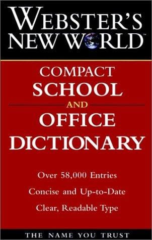 Webster's New World compact school and office dictionary