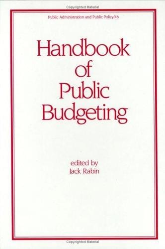 Handbook of public budgeting