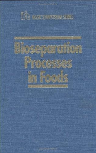Bioseparation processes in foods