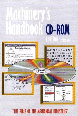 Machinery's Handbook CD-ROM and "Larger Print" Edition Set
