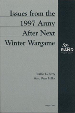 Issues from the 1997 Army after next winter wargame