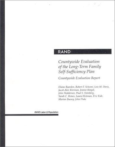 Countywide evaluation of the Long-Term Family Self-Sufficiency Plan