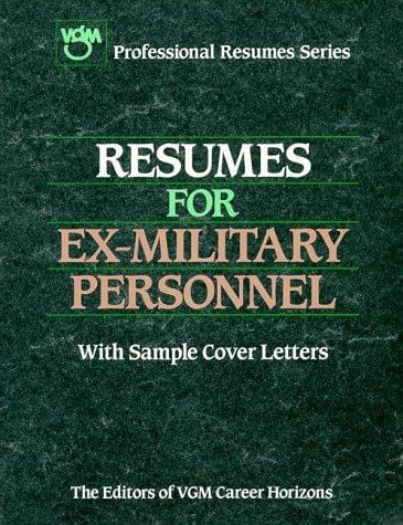 Resumes for ex-military personnel