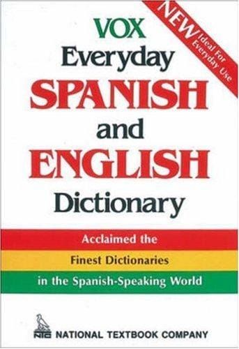 VOX Everyday Spanish and English dictionary