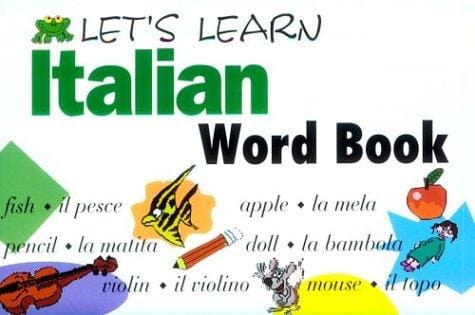 Let's learn Italian word book