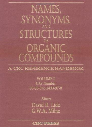 Names, synonyms, and structures of organic compounds
