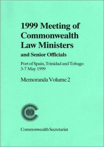 1999 meeting of Commonwealth Law Ministers and senior officials
