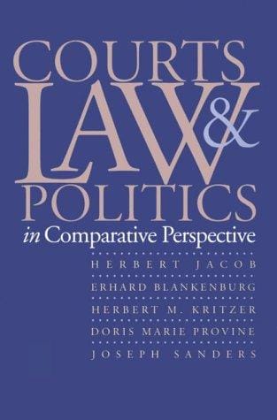 Courts, law, and politics in comparative perspective
