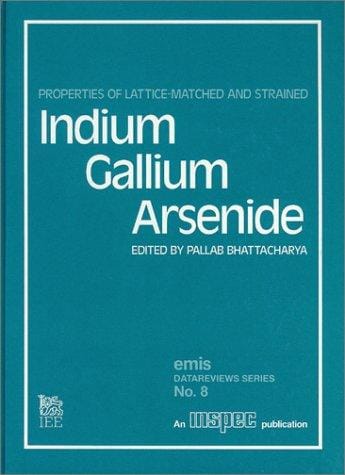 Properties of lattice-matched and strained indium gallium arsenide