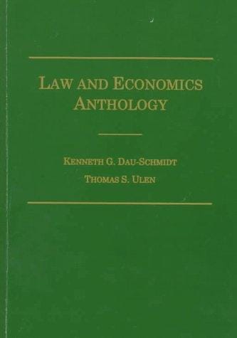 Law and economics anthology