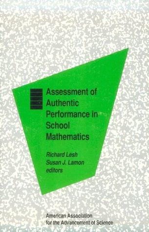 Assessment of authentic performance in school mathematics
