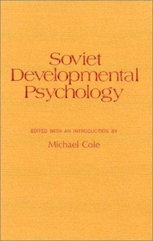 Soviet developmental psychology