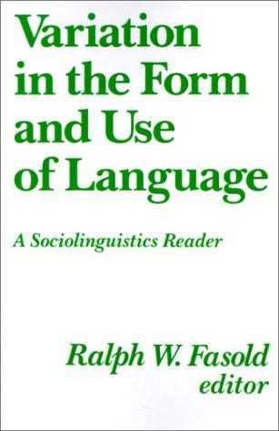 Variation in the form and use of language