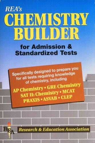 REA's chemistry builder for admission & standardized tests