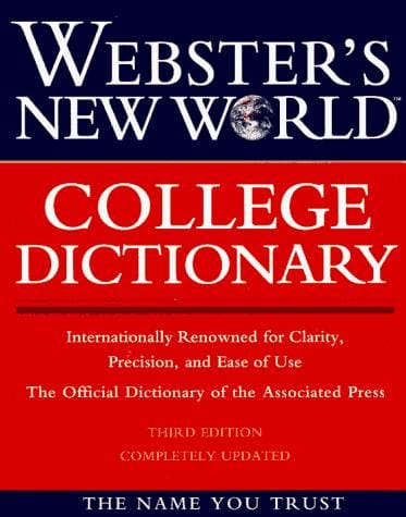Webster's New World college dictionary