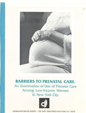 Barriers to prenatal care