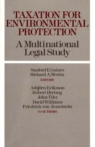 Taxation for environmental protection