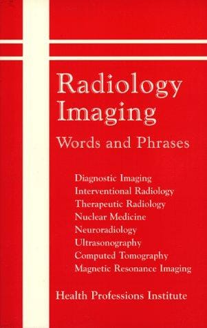 Radiology imaging words and phrases