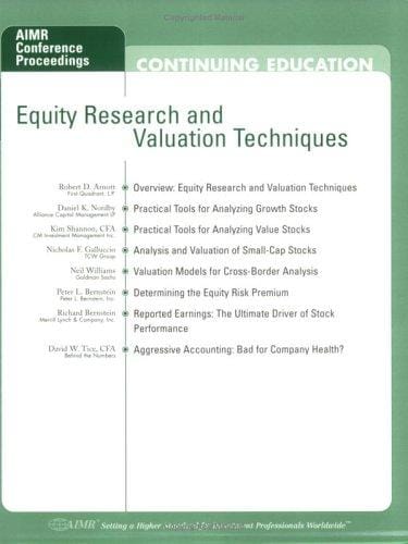 Equity Research and Valuation Techniques