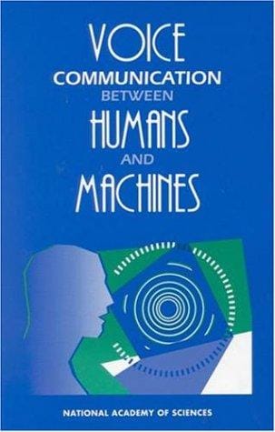 Voice communication between humans and machines