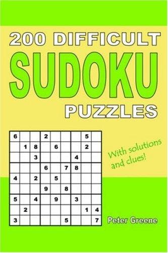 200 Difficult Sudoku Puzzles