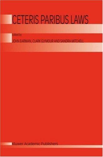 Ceteris paribus laws