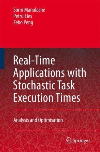 Real-time applications with stochastic task execution times