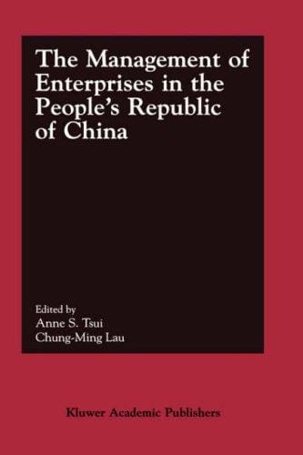 The management of enterprises in the People's Republic of China