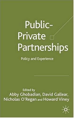 Public-private partnerships