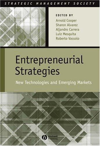 Entrepreneurial strategies